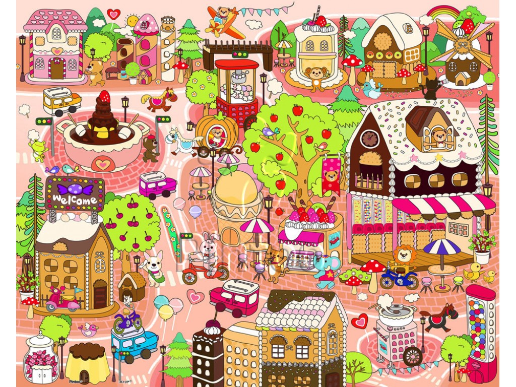 80P Candy Village