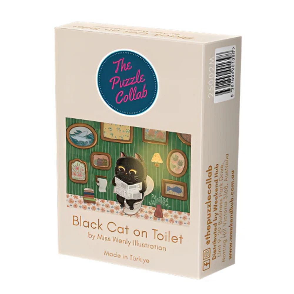 Black Cat On The Toilet 99