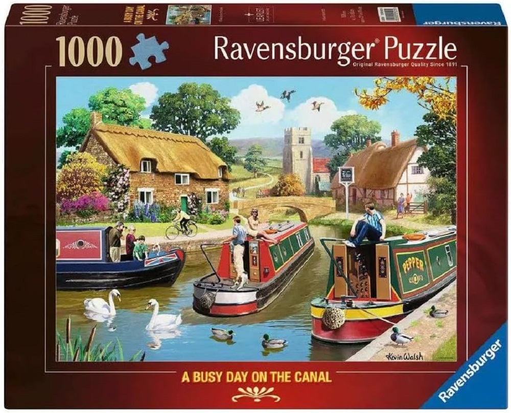 A Busy Day On The Canal