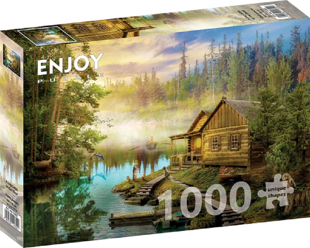 A Log Cabin On The River
