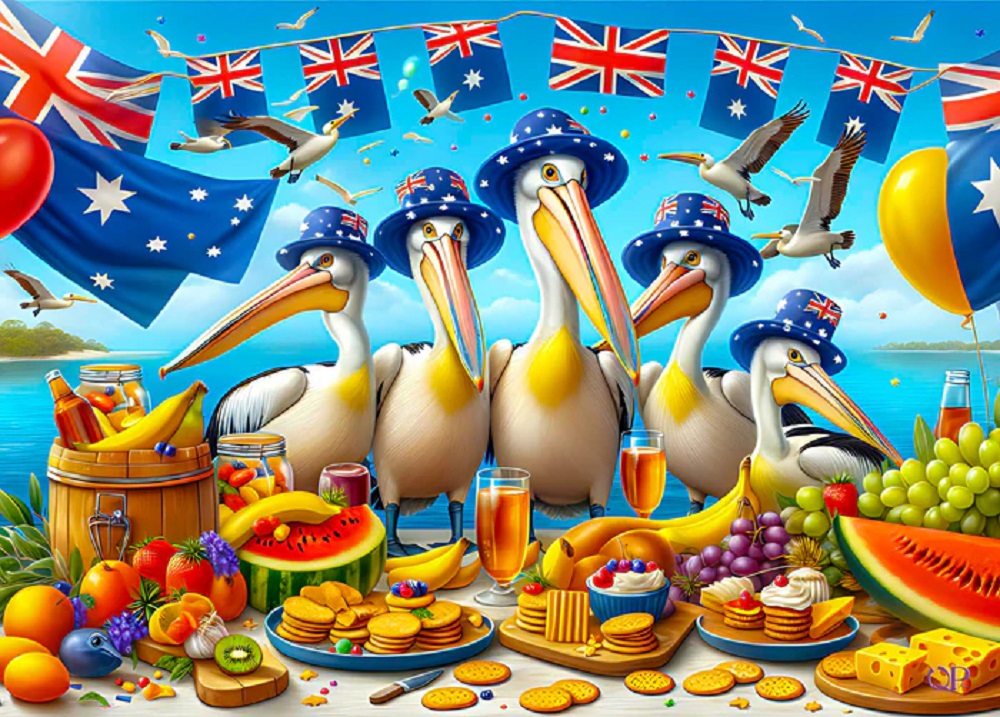 Australia Day - Pelicans