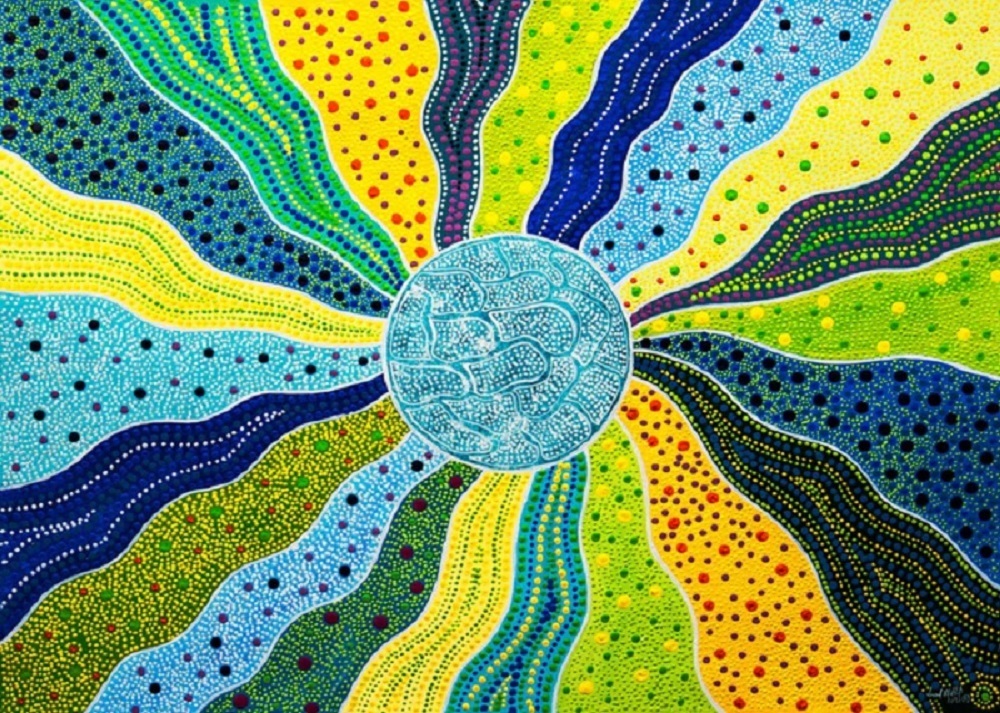 Indigenous Art - Bannoona The Moon Spirit 