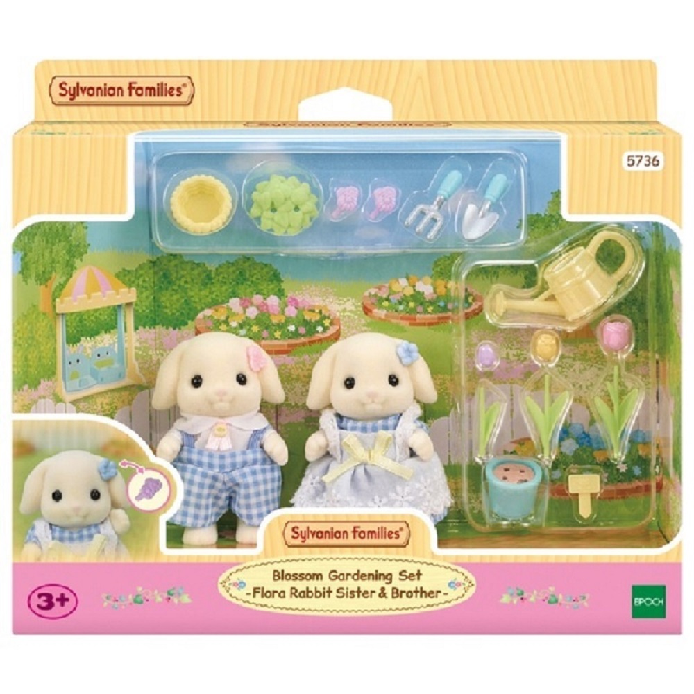 Blossom Gardening Set Flora Rabbit Sister & Brother