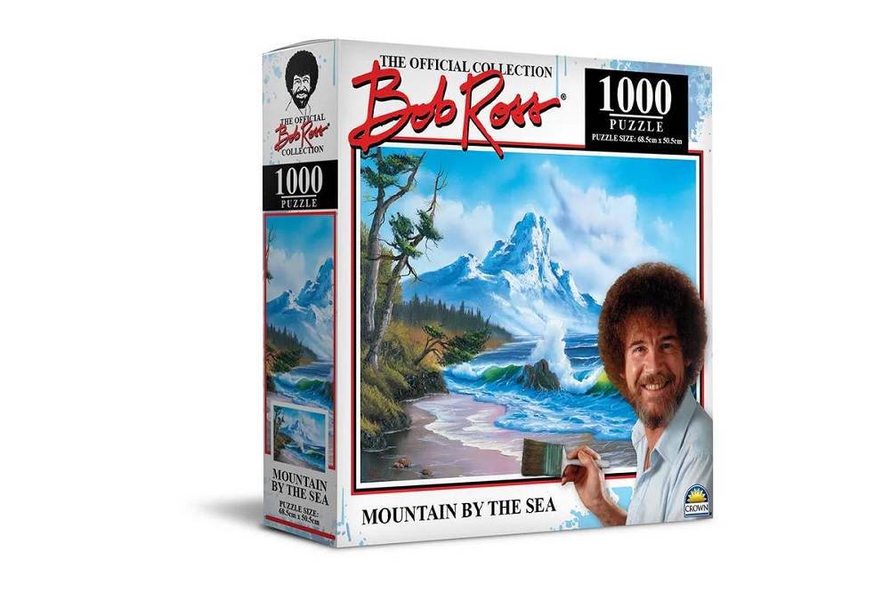 Bob Ross Mountain By The Sea