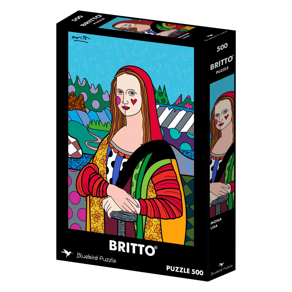 Romero Britto - Mona Lisa (1)