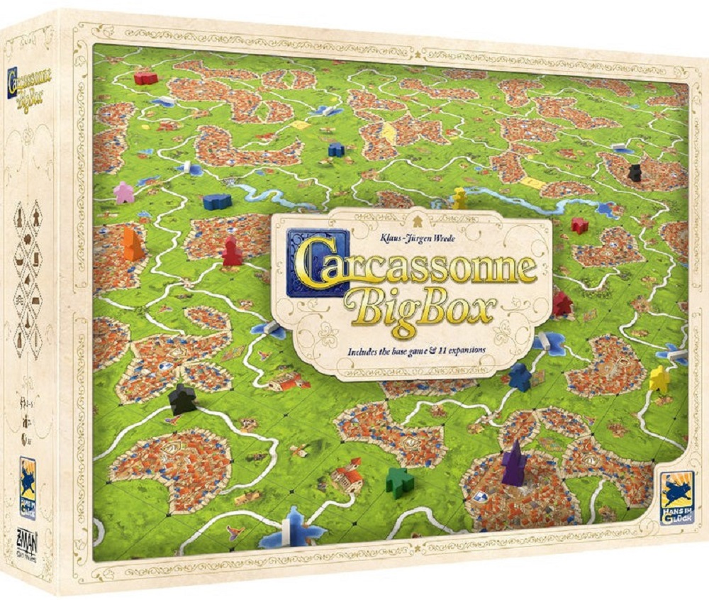 Carcassonne Big Box (Original Game + 11 Expansions)