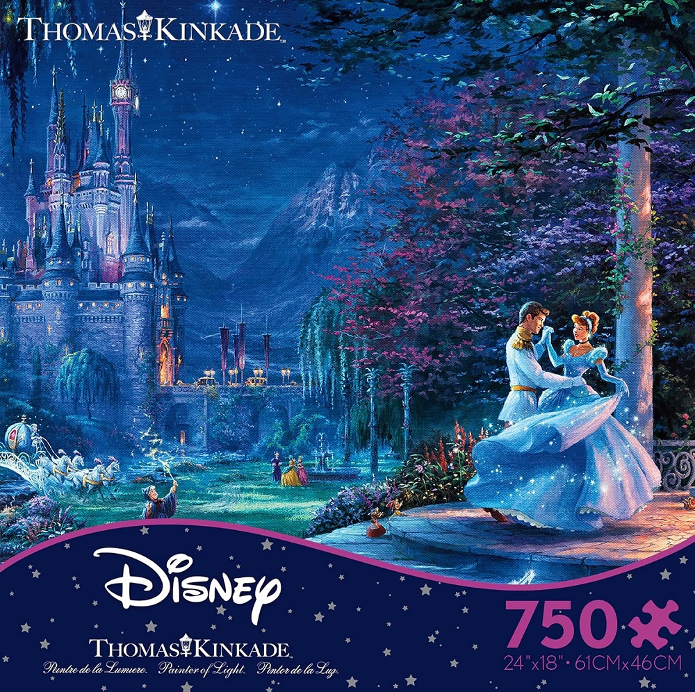 Thomas Kinkade - Cinderella Dancing In The Moonlight
