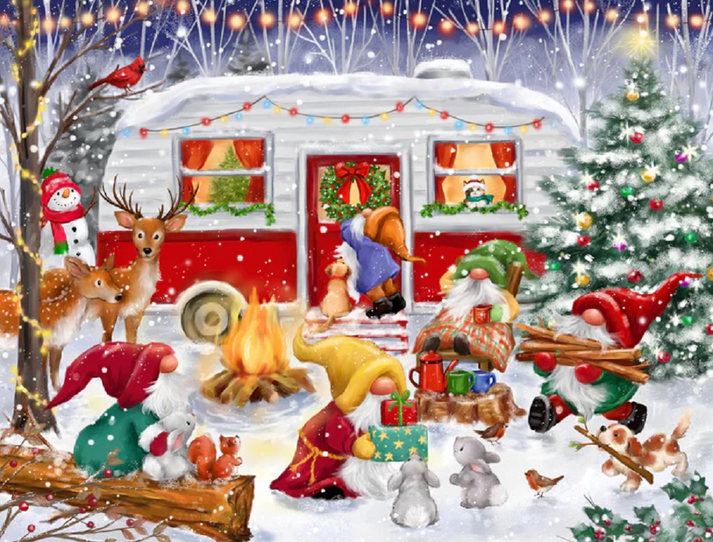 Christmas Camping Gnomes