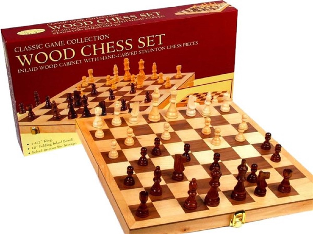 Classic Game Collection 45cm Wood Chess Set
