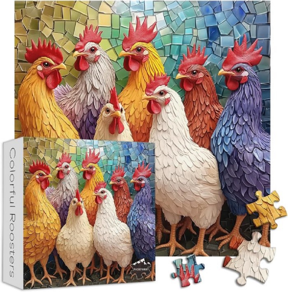 Colourful Roosters