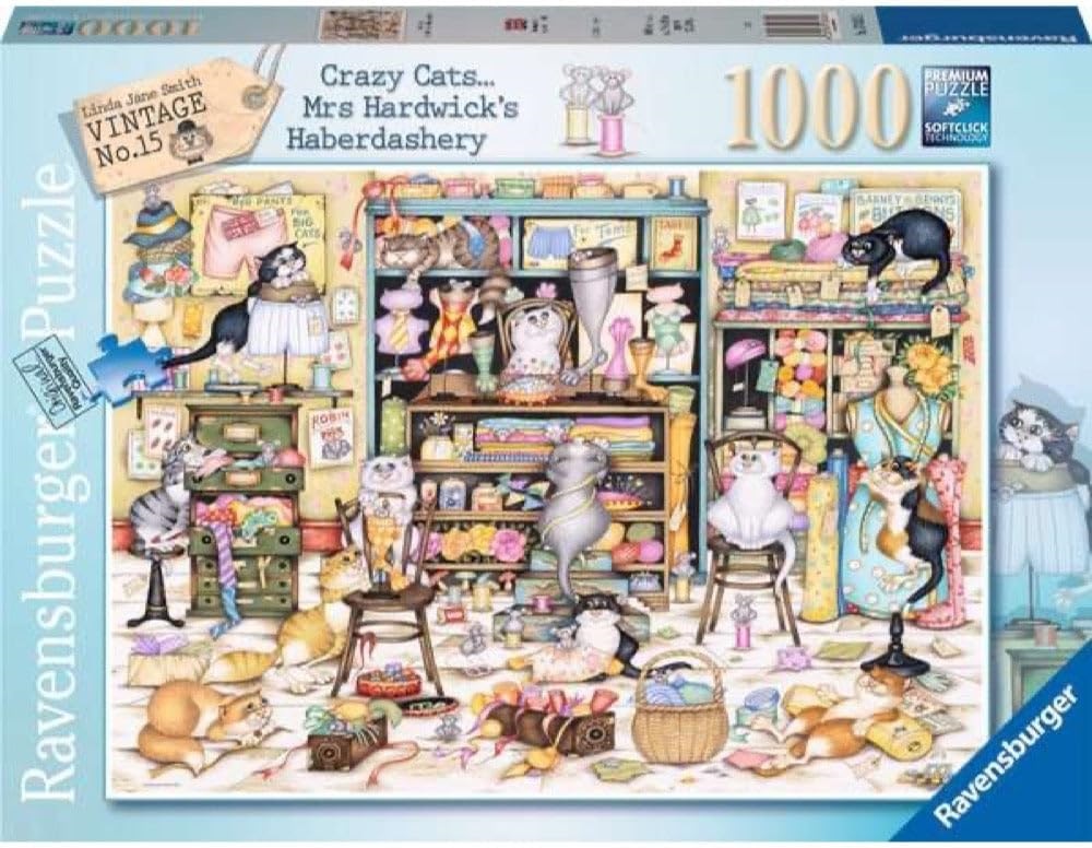 Crazy Cats - Mrs Hardwick's Haberdashery