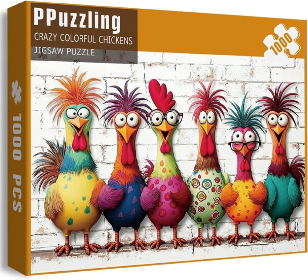 Crazy Colourful Chickens