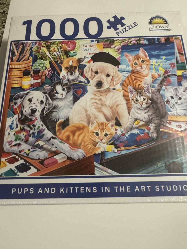 Amazing Animals - Pups And Kittens In The Art Studio
