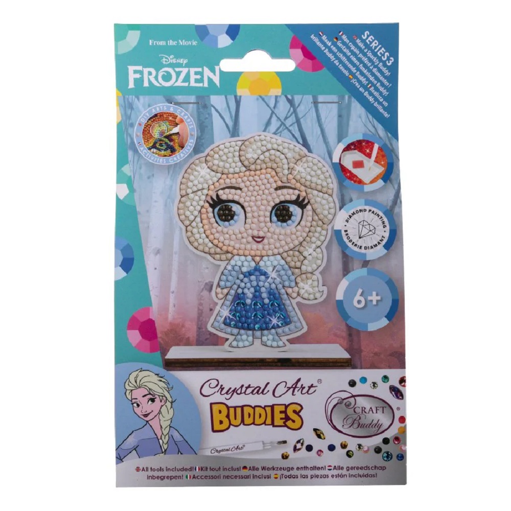 Craft Buddy Crystal Art Buddies - Disney Frozen Elsa