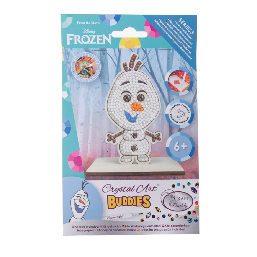Craft Buddy Crystal Art Buddies - Disney Frozen Olaf