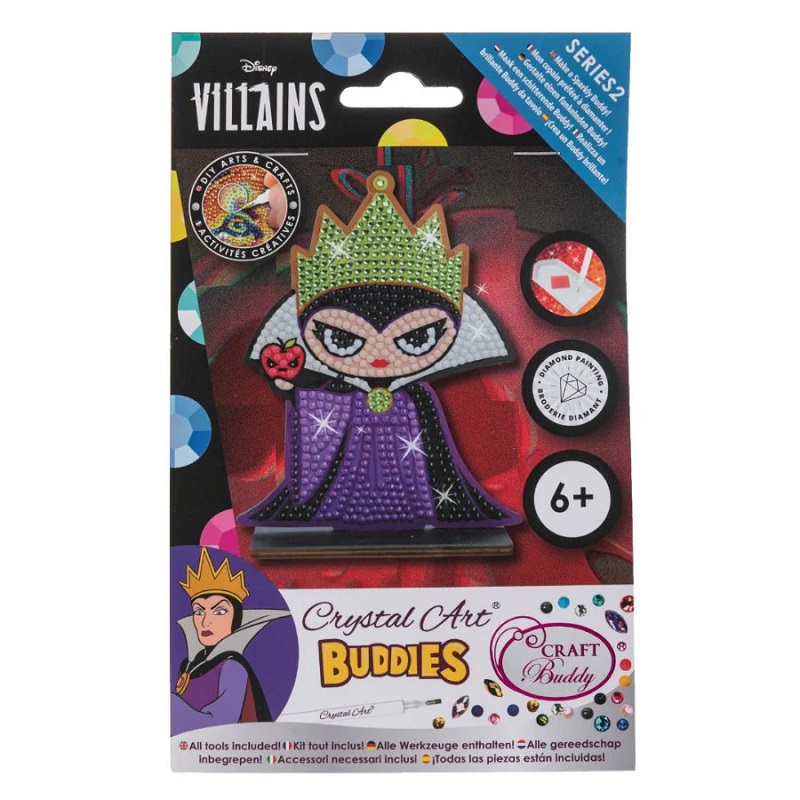 Craft Buddy Crystal Art Buddies - Disney Villains Evil Queen