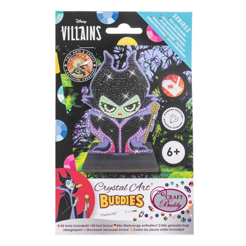 Craft Buddy Crystal Art Buddies - Disney Villains Maleficent