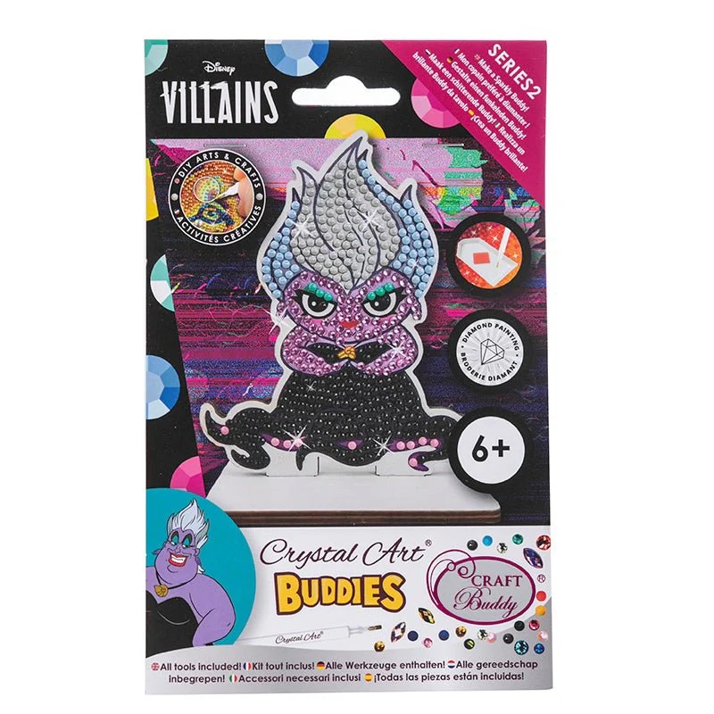 Craft Buddy Crystal Art Buddies - Disney Villains Ursula