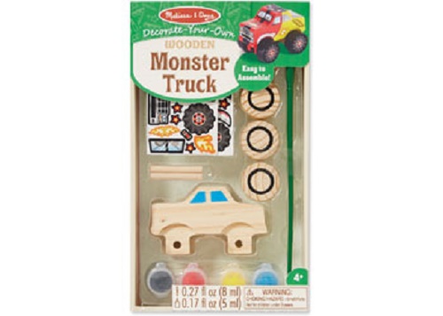 Decorate Your Own Wooden Monster Truck