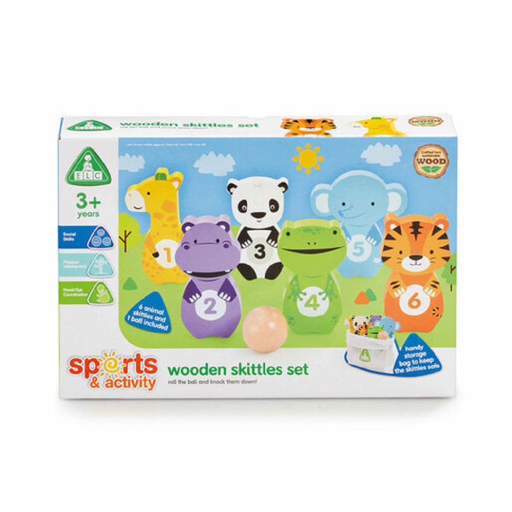 Early Learning Centre Wooden Skittles Set