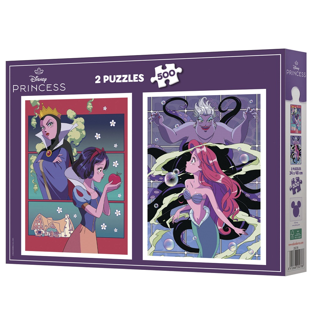 Disney Villains & Princesses 2 x 500 Pieces (1) 