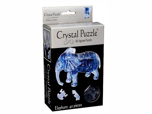 3D Crystal Puzzle - Elephant