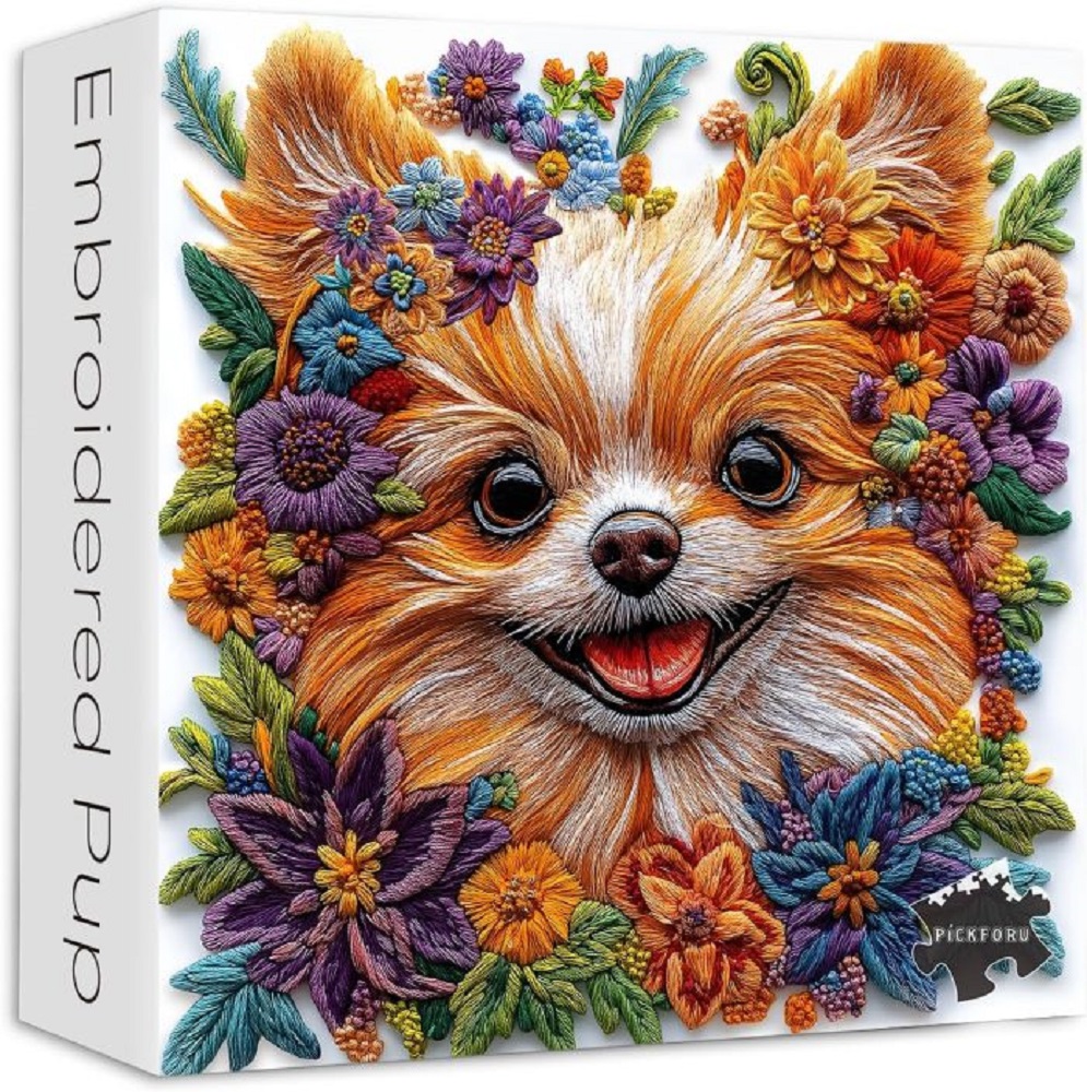 Embroidered Pup