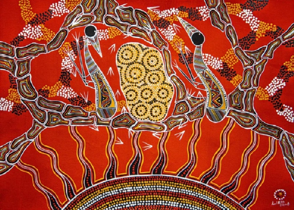 Indigenous Art - Emu Dance 