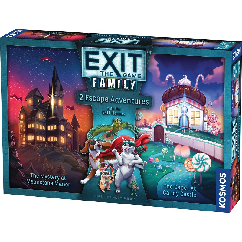 Exit The Game - Mystery At Meanstone Manor & The Caper At Candy Castle