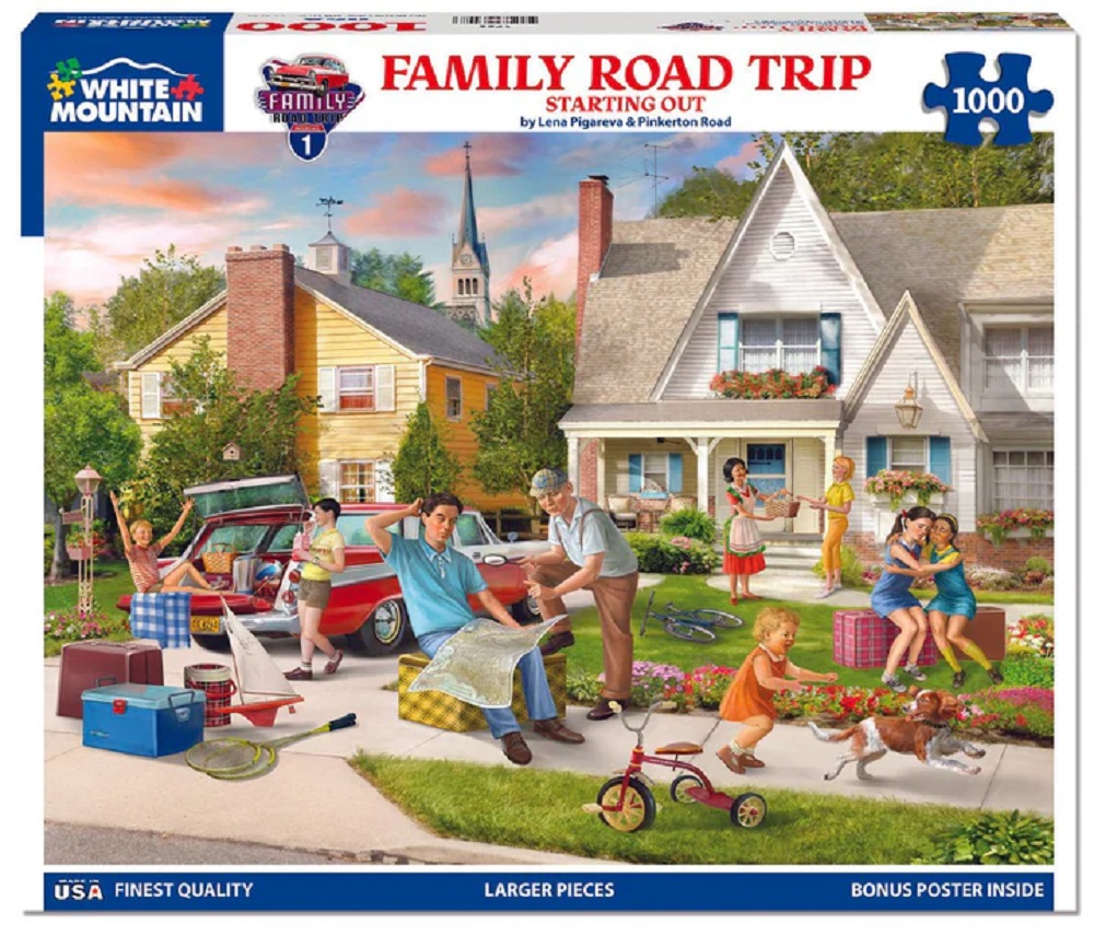 Family Road Trip Starting Out 