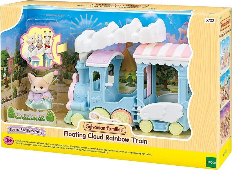 Floating Cloud Rainbow Train