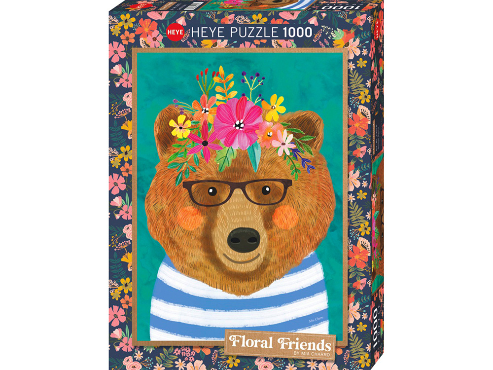 Floral Friends - Gentle Bruin