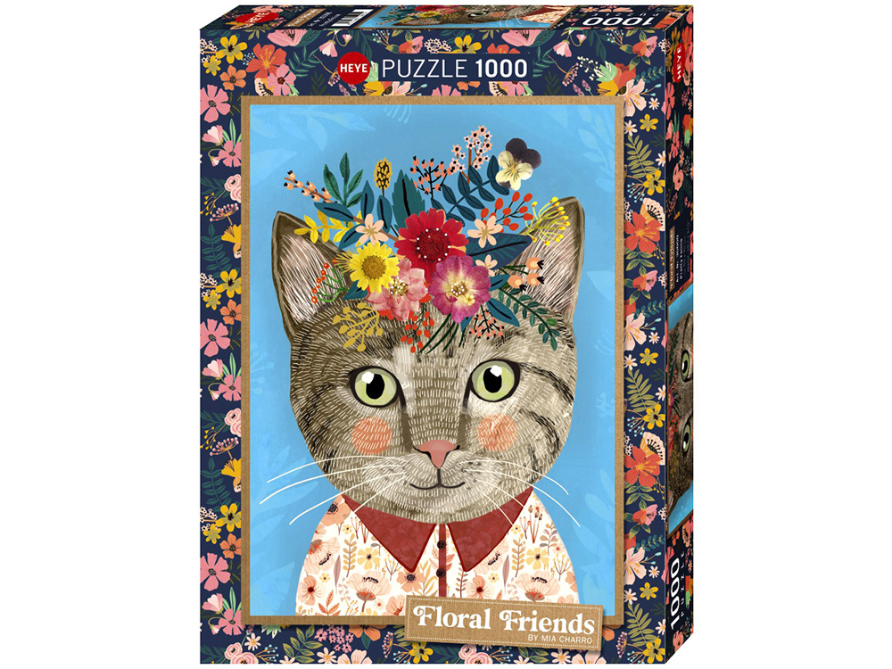 Floral Friends - Pretty Feline