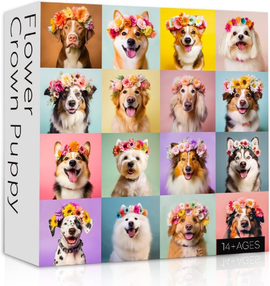 Flower Crown Puppy