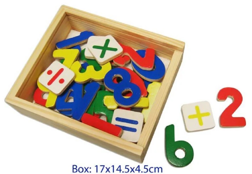 Fun Factory Wooden Number Magnets