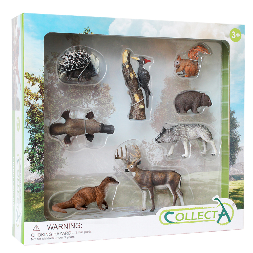 Gift Set - Woodlands 8 Animals