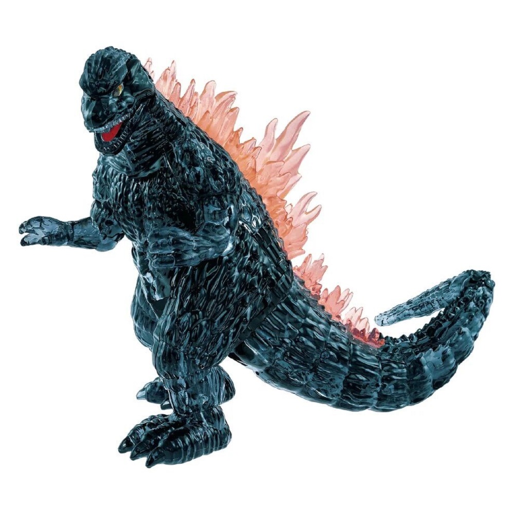 3D Crystal Puzzle - Glow In The Dark Godzilla 