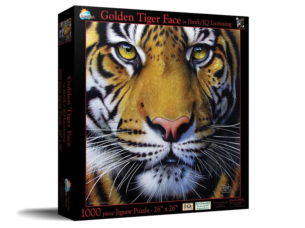 Golden Tiger Face