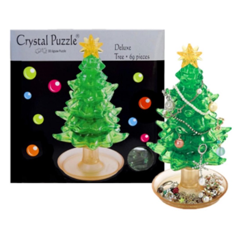 3D Crystal Puzzle - Green Tree