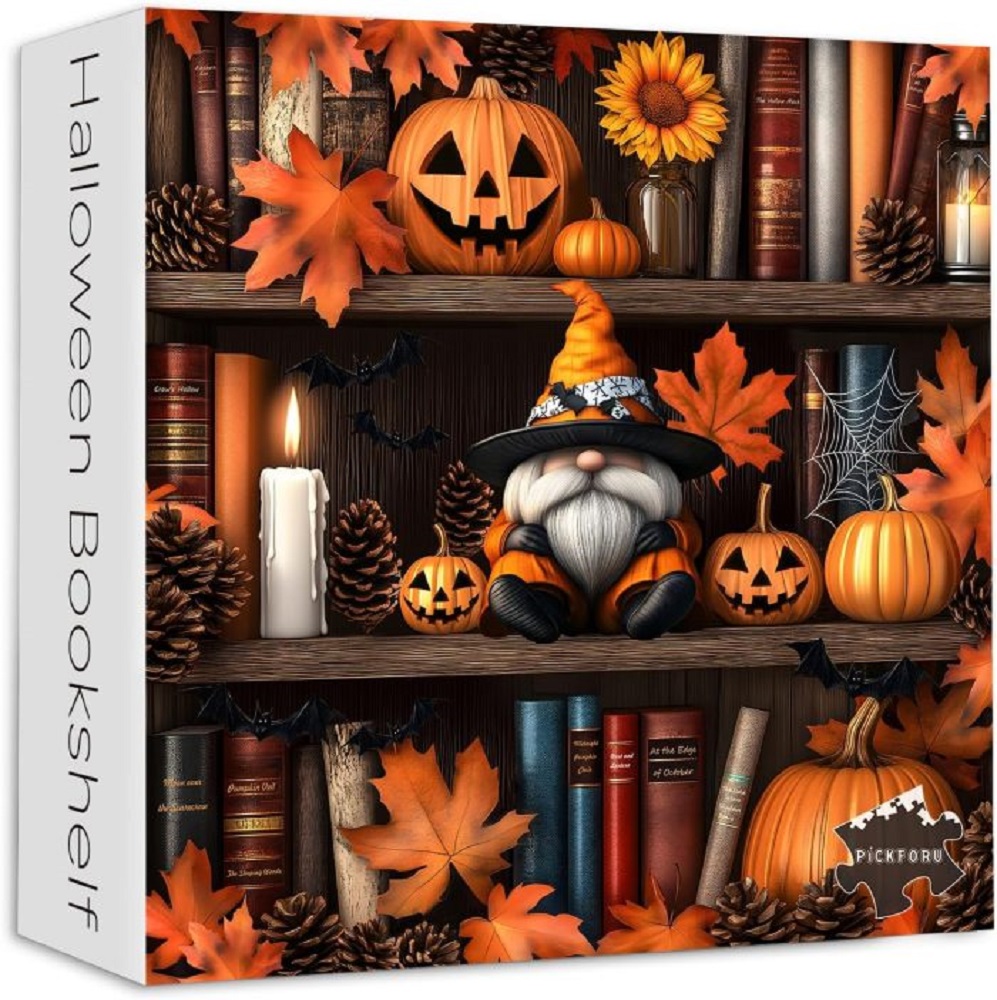 Halloween Bookshelf