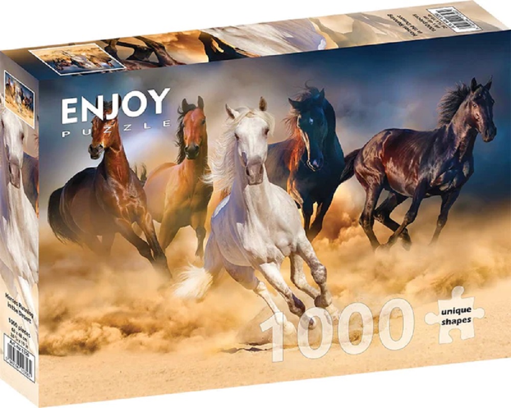 Horses Running In The Desert