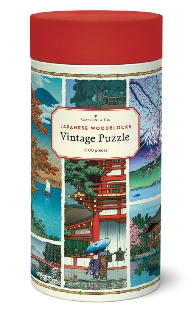 Vintage Puzzle - Japanese Woodblocks
