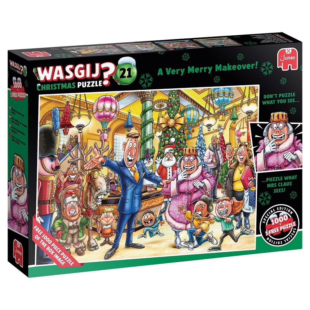 Jumbo Wasgij Christmas 21 - A Very Merry Makeover Double Pack