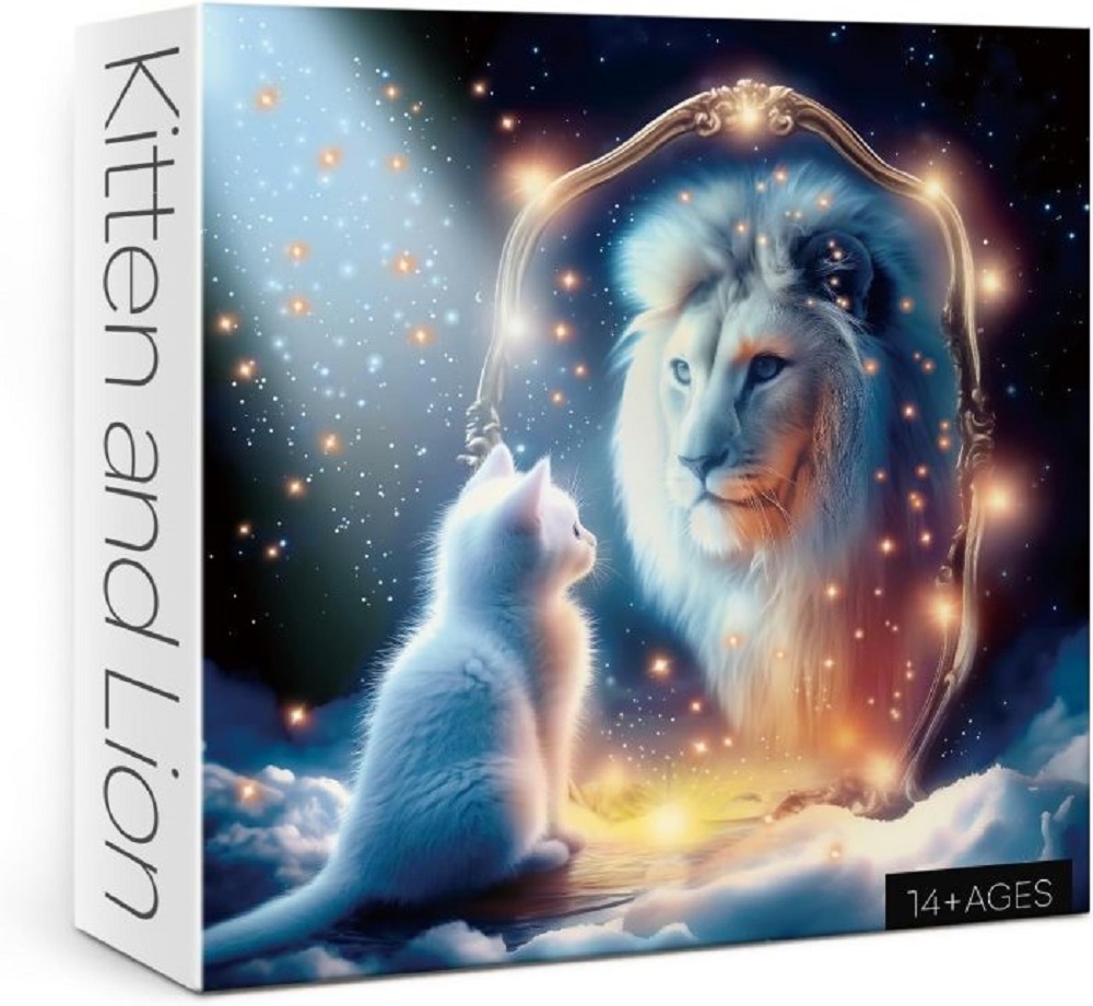 Kitten And Lion