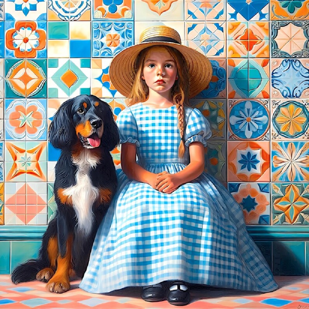 Little Girl In Gingham