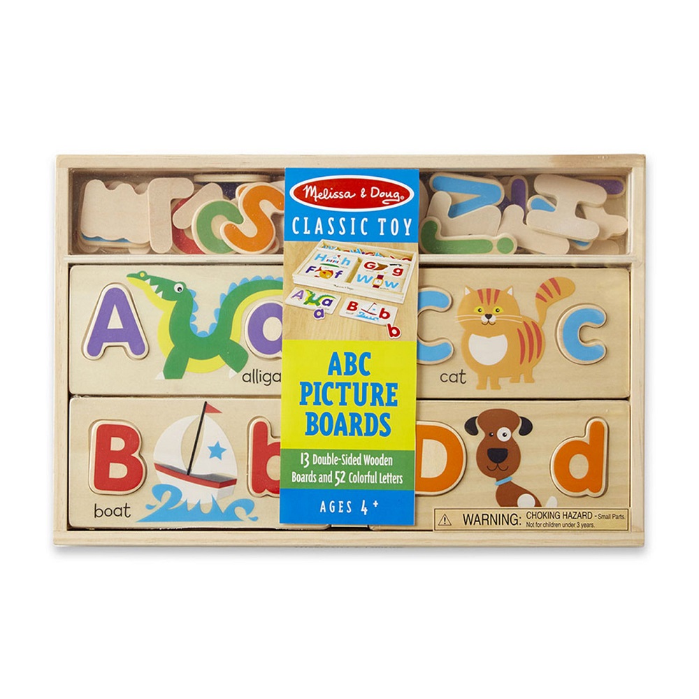 Wooden ABC Picture Boards
