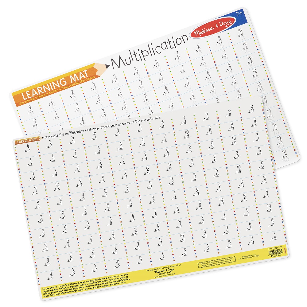 Melissa & Doug Learning Mat - Multiplication