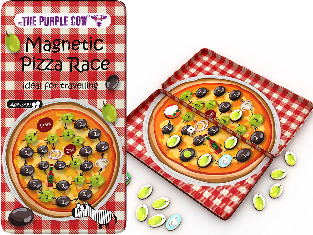Magnetic Pizza Race