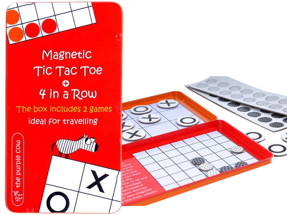 Magnetic Tic Tac Toe & 4 In A Row