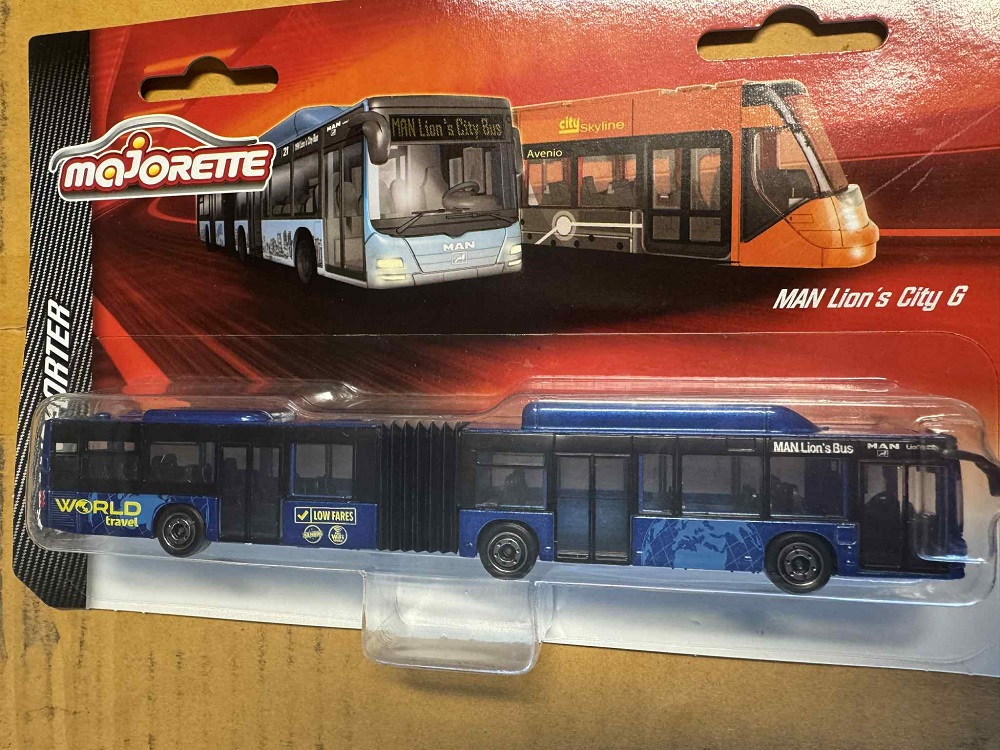 City Bus - Man Lions City G Blue World Travel